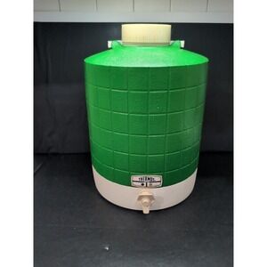 Thermos Cooler‎ Jug, Large Green Vintage Jug, Outdoor Essentials, Drink Holder